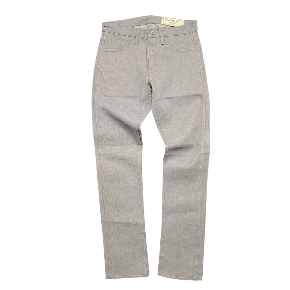 Rogue Territory RGT SK Skinny Fit Grey Neppy Denim Jeans Mens Sz30 Made in USA